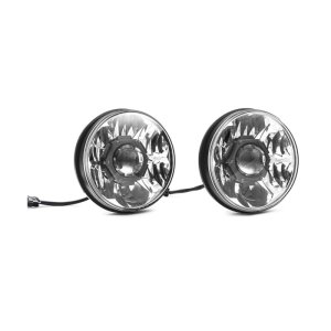 Jeep Wrangler Headlights - KC HiLiTES - Gravity LED Pro - `18-`24